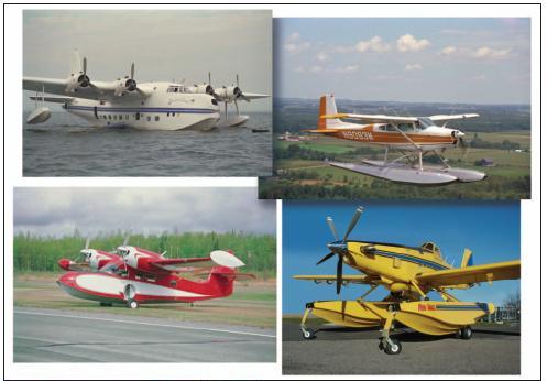 Flying boats, floatplanes, and amphibians